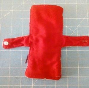 A hand-made sanitary pad.